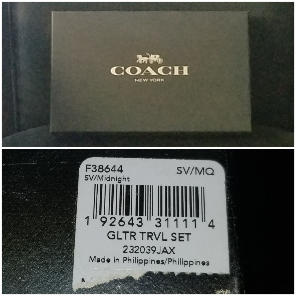 $SOLD$ 🆕️ 💯 Auth Coach Glitter Travel Set F38644 - Picture 6 of 8